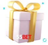 Receba seus bônus de boas-vindas no 55Bet